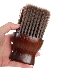 Thợ Cắt Tóc Cổ Khăn Lau Bụi Bàn Chải Cho Tóc Cắt Mềm Cổ Làm Sạch Bàn Chải Chuyên Nghiệp Salon Công Cụ Cắt Tóc Cổ Làm Sạch Bàn Chải Cạo Râu