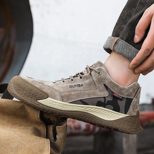 GUYISA नई सुरक्षा जूता आउटडोर कार्यस्थल गैर पर्ची इस्पात पैर की अंगुली सुरक्षा काम जूते - Product Image 3