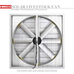 Ventilateur axial de refroidissement à <span class=keywords><strong>air</strong></span> mural personnalisable <span class=keywords><strong>Extracteur</strong></span> de <span class=keywords><strong>serre</strong></span> avec ventilation industrielle à énergie solaire OEM ODM pris en charge - Product Image 6