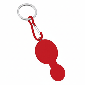 Portachiavi in Alluminio Personalizzato con Logo Aziendale, Senza Scatola - Product Image 2