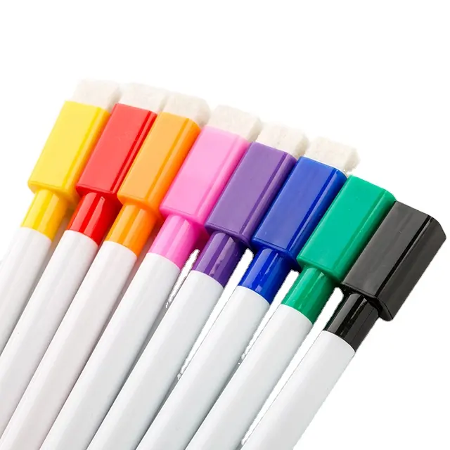 Нетоксичная стираемая индивидуальная ручка для белой доски, тканевая текстильная Перманентная рекламная белая доска, набор маркеров