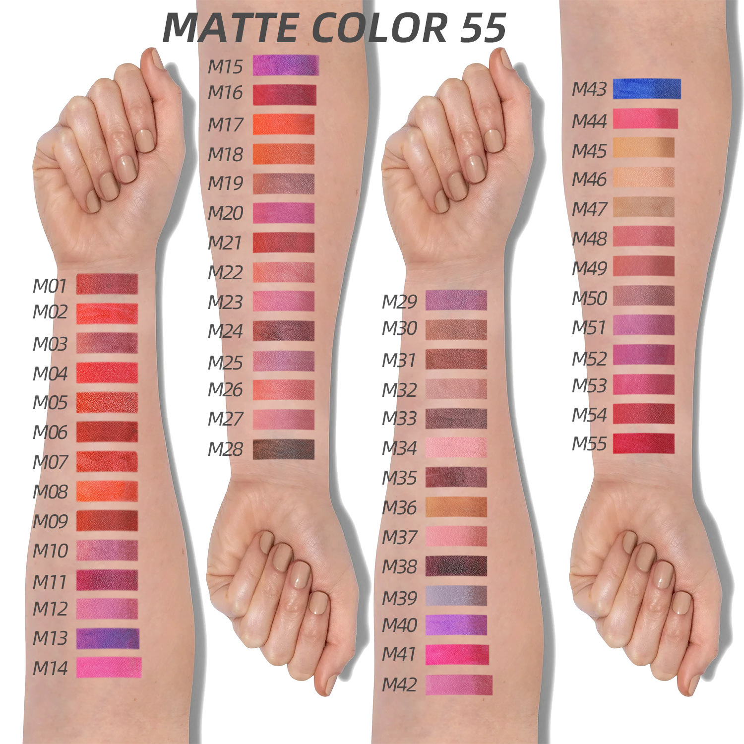 Matte Lip Gloss 55 Colors Available