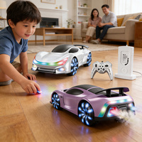 Auto de Carreras a Control Remoto de 2.4GHz, Escala 1/16, 6 Canales, Tracción en las Cuatro Ruedas, Doble Pulverización, Control por Gravedad, Luces y Música, Alcance de 30m