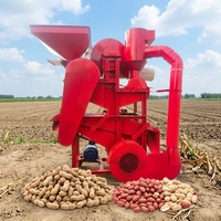 Décortiqueuse d'arachides électrique à moteur diesel pour ferme et moulin à huile