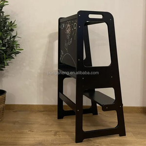 <span class=keywords><strong>Torre</strong></span> <span class=keywords><strong>de</strong></span> aprendizaje Montessori para niños, taburete <span class=keywords><strong>de</strong></span> paso <span class=keywords><strong>de</strong></span> madera sólida, Color madera - Product Image 3