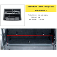 Boîte de rangement inférieure pour coffre arrière de voiture Maremlyn pour Leopard Titanium 7, organisateur de compartiment de chargement arrière en ABS, accessoire intérieur