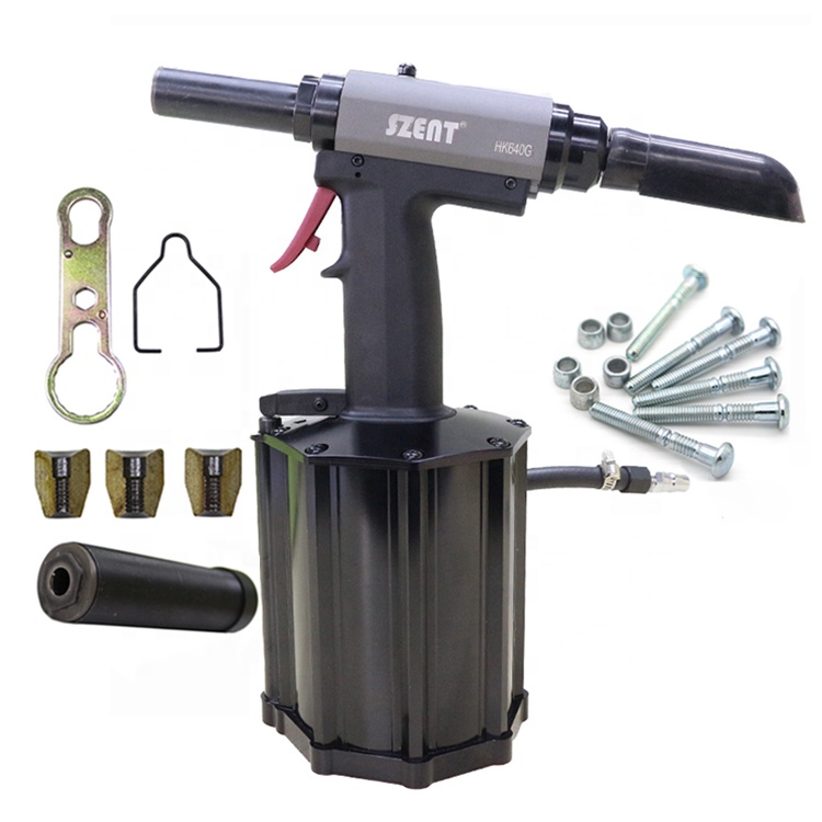 4.8MM,6.4MM (3/16",1/4") huckbolt pneumatic riveting gun riveting tool