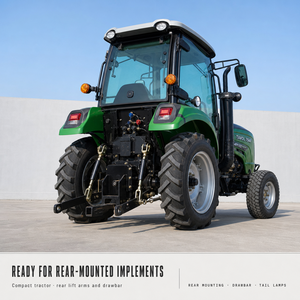 Tractor Agrícola Compacto de 50HP con Tracción en las 4 Ruedas y Arado de Discos para Cultivo de Campos - Product Image 1