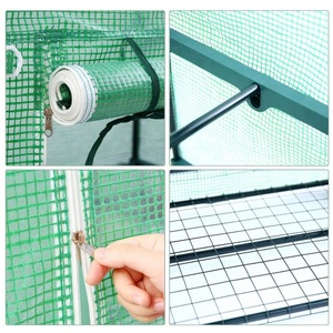 <span class=keywords><strong>Serre</strong></span> portable d'extérieur bien conçue, transparente, imperméable, <span class=keywords><strong>mini</strong></span>-<span class=keywords><strong>serre</strong></span> avec support à 3 couches - Product Image 3