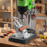 Étau d'établi rotatif à 360 degrés avec base pivotante et inclinable, mâchoires biseautées de 3 pouces (77 mm), 3 modes d'ajustement (rotation/inclinaison/angle), fixation par boulons, pour bricolage