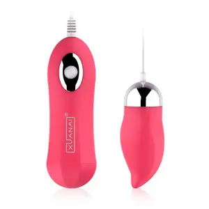 Vibrator peluru getaran kuat isi ulang USB telur lompat berkabel 12 frekuensi mainan seks dewasa untuk wanita g-spot pemijat vagina