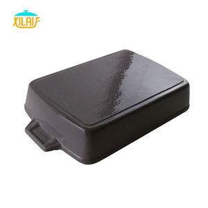 Poêle en <span class=keywords><strong>fonte</strong></span> <span class=keywords><strong>émaillée</strong></span> plaques <span class=keywords><strong>de</strong></span> <span class=keywords><strong>cuisson</strong></span> rectangulaires en <span class=keywords><strong>fonte</strong></span>, assiettes à poisson, marmites à ragoût <span class=keywords><strong>de</strong></span> différentes couleurs - Product Image 3