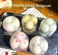 Jouet anti-stress en silicone PU moulable en forme de boule croustillante Tangyuan, petit modèle, pour filles - Meilleure vente