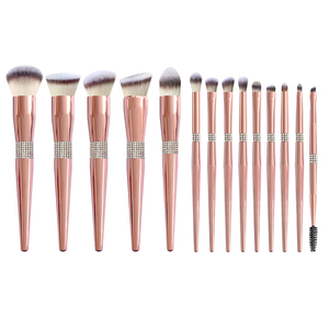Custom Private Label Heetste Verkopende Hoge Kwaliteit Geit Haar Make-Up Borstel Foundation Poeder <span class=keywords><strong>Concealer</strong></span> Blush Make-Up Borstel Set - Product Image 6