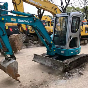 Pelles d'occasion Chine Original SWE35U Mini Pelle sur chenilles Machines de construction avec EPA CE en vente bon marché - Product Image 1