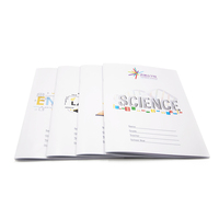 Cahier d'exercices en 4 lignes, agenda pour étudiants, carnet de notes