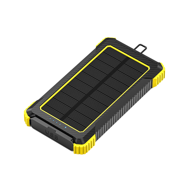 Outdoor Camping Wired Wireless Waterproof Mobile Phone Solar Power Bank
