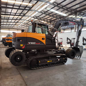 Excavadora de Orugas con Ruedas Rhinoceros X120 Plus de 9 y 10 Toneladas, Excavadora Hidráulica, Nueva Escavadora - Product Image 5