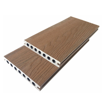 Planches de terrasse en WPC de style moderne, co-extrusion, imperméables, imitation bois, pour jardin extérieur
