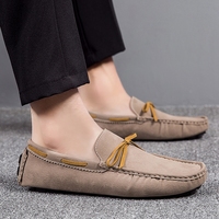 Chaussures décontractées à lacets pour hommes, noir, vert, gris, confort d'été, dessus en similicuir, doublure en maille, antidérapantes, taille 36-48