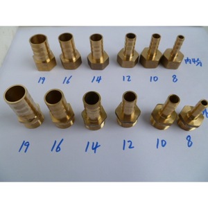 Boquilla de Cobre de 4 Puntos con Salida de Gas Roscada Interna/Externa, Conector de Manguera para Gas/Agua/Coque, Mangueras de Plomería - Product Image 2