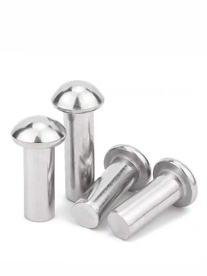 GB867 Stainless Steel 304 Semi-Round Head Solid Rivet Round Head Screw ...