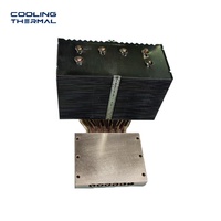 Radiateur à LED personnalisé en aluminium anodisé extrudé avec caloduc en cuivre – Fabricant de dissipateurs thermiques