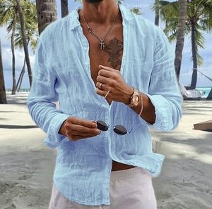 <span class=keywords><strong>Camicia</strong></span> Casual da <span class=keywords><strong>Uomo</strong></span> per <span class=keywords><strong>Spiaggia</strong></span> e Vacanza, Stile Hawaiano a Maniche Corte con Bottoni, Comoda da Indossare - Product Image 1