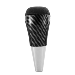 Carbon Fiber Car Gear <b>Shift</b> <b>Knob</b> For Toyota Hilux Fortuner Prado Automatic Ergonomic Design QZXN-H22 - Product Image 2