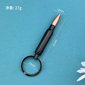 Hot bán thăng hoa trống 50 Tầm Cỡ đạn chai Opener Bullet Shape Keyring Keychain - Product Image 5