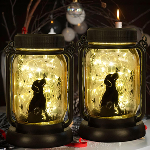 Linterna solar de fábrica BSCI, luces de hadas, luces de adorno de jardín, luces colgantes para exteriores, luces de tarro de cristal - Product Image 6