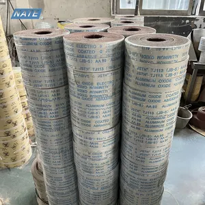 abrasive cloth rolls 115 mm*50 m red aluminum oxide sandpaper roll for grinding metal