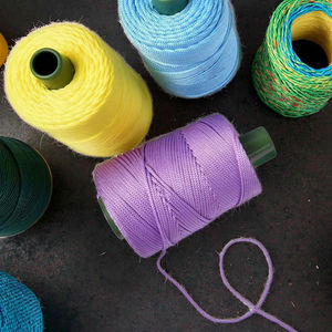 100% पॉलिएस्टर मैक्रेम कॉर्ड कॉर्ड के लिए 3 मिमी चंकी यार्न रस्सी - Product Image 6