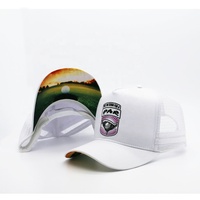 Casquette de camionneur unisexe personnalisée par sublimation impression et broderie en plein air sport vie quotidienne profil haut de gamme qualité supérieure