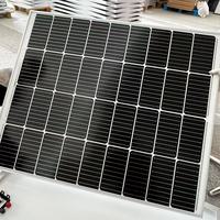 Panneau solaire PV Module 182mm Topcon Demi-cellules Système de toit Cadre Double verre 550w 1000w 700 Watt Système d'énergie solaire noir TUV CE