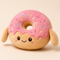 Coussin en peluche XDT Ai Super Doux en forme d'animal, en tissu polyester, rembourré en coton PP, taille réglable 11-30cm, unisexe, cadeau de fête
