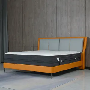 Matelas à ressort en latex de taille queen, fournitures d'usine personnalisées bon marché