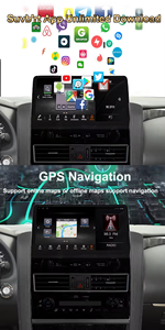 Unidad Principal Android para Auto, Estéreo, GPS, Navegación, Pantalla Táctil de 13.5 Pulgadas, Radio, CarPlay, Reproductor de Video para NISSAN PATROL 2010- - Product Image 2