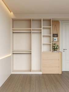 2025 Trending Fitted Wardrobe Door Space-Saving Floor to Ceiling Closet <b>for</b> Small Bedrooms Wardrobe Storage - Product Image 3