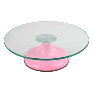 Plato Giratorio Metálico Resistente y Ecológico para Decorar Pasteles, Cupcakes y Exhibir Muffins - Product Image 2