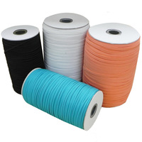 Bande élastique tricotée Polyester tissu tissé corde élastique ceinture extensible bande élastique tressée pour coudre des sangles pour tissu