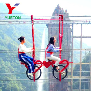 Parc d'attractions de montagne pour touristes en plein air, défis d'aventure en haute altitude, jeux d'aventure, tyrolienne, vélos aériens pour adultes - Product Image 6
