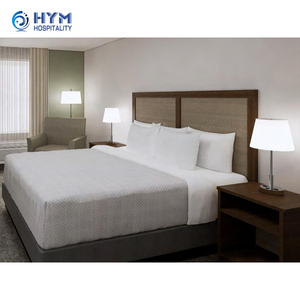 Meubles de chambre d'hôtel de style moderne en bois de chêne massif, marque <span class=keywords><strong>Hyman</strong></span>, robustes et durables, pour hôtels 3 à 5 étoiles, tailles et couleurs personnalisables - Product Image 5