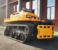 Robot de transport sur chenilles télécommandé à prix d'usine pour la lutte contre les incendies et la récolte agricole
