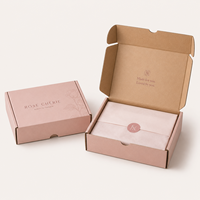 Boîtes d'expédition en carton ondulé extra-rigides à 3 couches personnalisées pour vêtements, cosmétiques, promotion e-commerce, emballage d'expédition