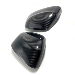 2 Pcs Real Cobertura De Fibra De Carbono Espelho de Substituição Cobre Espelho de Ponto Cego Apto para BMW 2014-2018 F15 X5 F16 X6 F26 X4 F25 X3 - Product Image 4