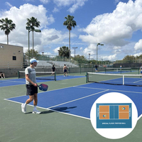 Meistverkaufte Pickleball-Bodenmatten, Bodenbelagsmaterialien für Pickleball-Plätze, Tragbare Indoor-Pickleball-Teppiche