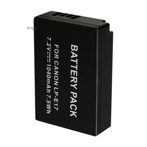 Batería para Cámara LP-E17 de 1040mAh para Canon EOS 760D 850D M3, Certificación CE RoHS, Venta al Por Mayor, en Stock, Garantía de 12 Meses - Product Image 1