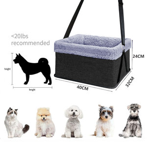 Tapis de voiture pour animaux de compagnie, rectangulaire, gris, antidérapant, housse de siège de sécurité pour chien, utilisable en toutes saisons - Product Image 2