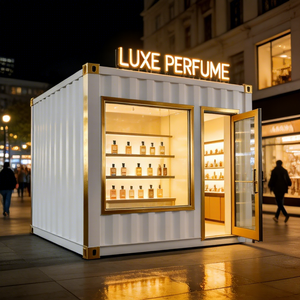 Negozio Prefabbricato Moderno in Container, Chiosco Mobile per Profumi, Caffetteria in Container, Design per Negozio Pop-<span class=keywords><strong>up</strong></span> - Product Image 1